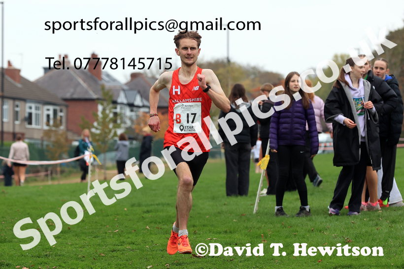 Senior Mens relay, 2025 Northern Cross Country Relays, Graves Park, Sheffield. Photo: David T. Hewitson/Sports for All Pics